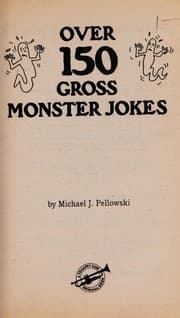 Tapa de Over 150 gross monster jokes