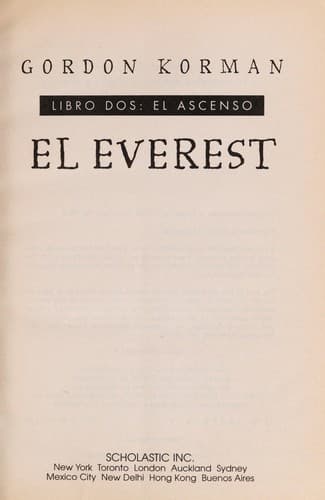 Tapa de El Everest