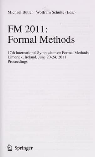 Tapa de FM 2011: Formal Methods