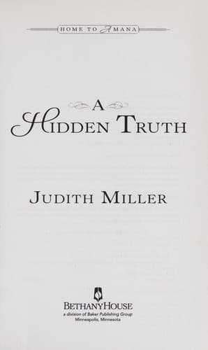 Tapa de A hidden truth