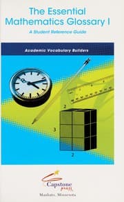 Tapa de The essential mathematics glossary I