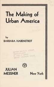 Tapa de The making of urban America