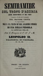 Tapa de Semiramide sul trono d'Assiria