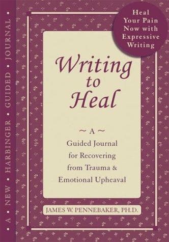 Tapa de Writing to heal