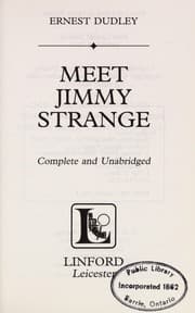 Tapa de Meet Jimmy Strange