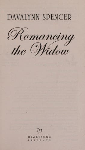 Tapa de Romancing the widow