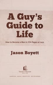 Tapa de A guy's guide to life