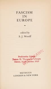 Tapa de Fascism in Europe