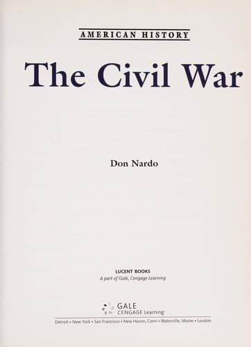 Tapa de The Civil War