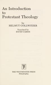 Tapa de An introduction to Protestant theology