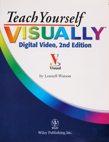 Tapa de Teach yourself visually digital video