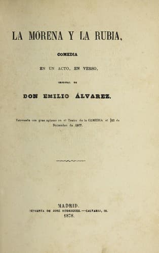 Tapa de La morena y la rubia
