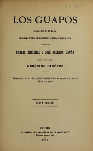 Tapa de Los guapos