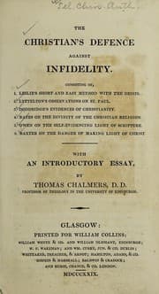 Tapa de The Christian's defence against infidelity ...