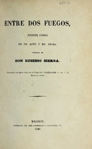 Tapa de Entre dos fuegos
