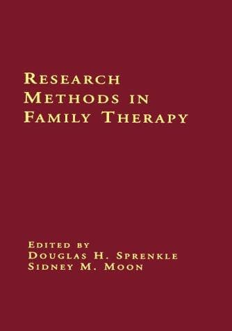 Tapa de Research Methods in Family Therapy