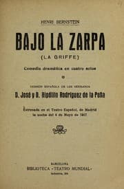 Tapa de Bajo la zarpa