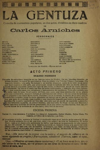 Tapa de La gentuza