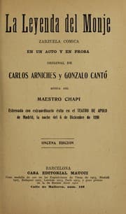Tapa de La leyenda del monje