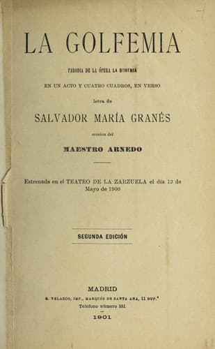 Tapa de La golfemia