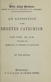Tapa de An exposition of the Shorter catechism