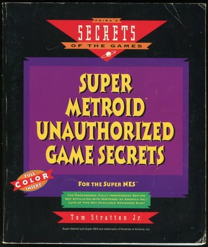 Tapa de Super Metroid