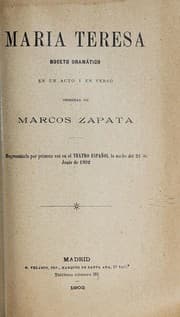Tapa de María Teresa