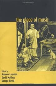 Tapa de The place of music
