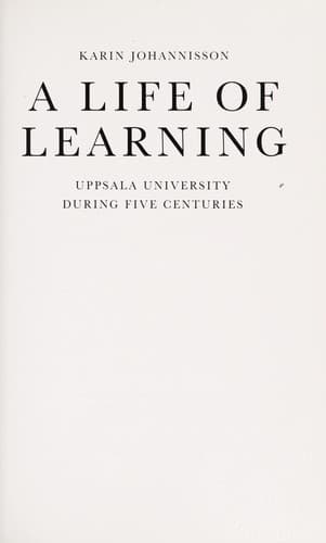 Tapa de A life of learning