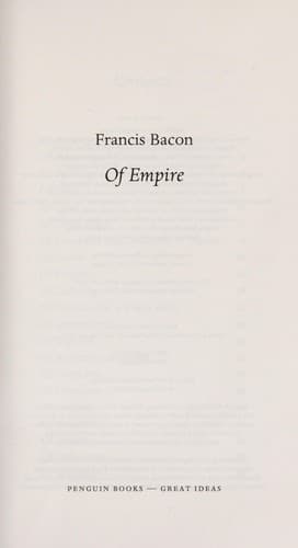 Tapa de Of empire