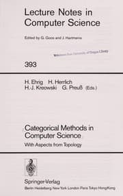 Tapa de Categorical methods in computer science