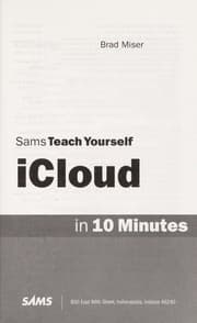 Tapa de Sams teach yourself iCloud in 10 minutes
