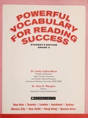 Tapa de Powerful vocabulary for reading success