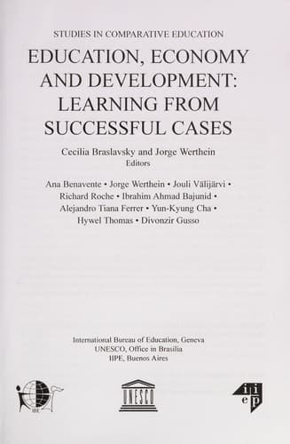 Tapa de Education, economy and development