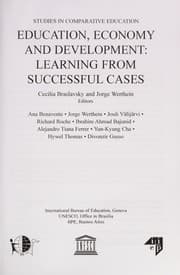 Tapa de Education, economy and development