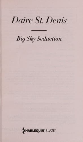 Tapa de Big sky seduction