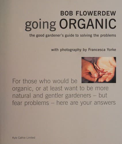 Tapa de Going organic