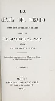 Tapa de La abadía del rosario