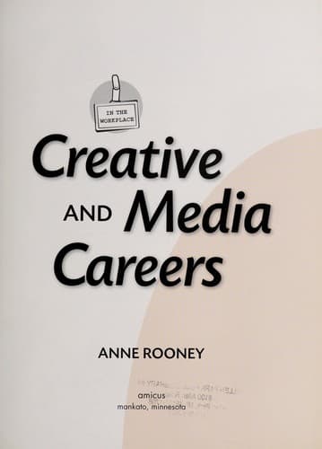 Tapa de Creative and media careers