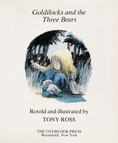 Tapa de Goldilocks and the Three Bears