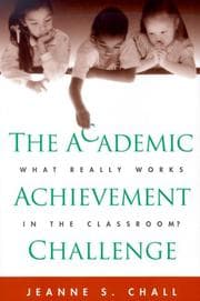 Tapa de The Academic Achievement Challenge