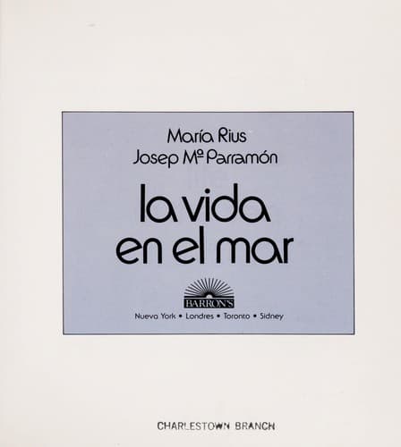 Tapa de La vida en el mar