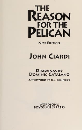Tapa de The reason for the pelican