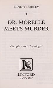 Tapa de Dr. Morelle meets murder
