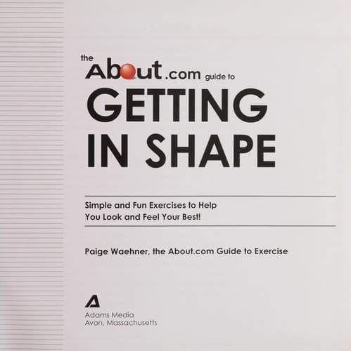 Tapa de The About.com guide to getting in shape