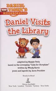 Tapa de Daniel visits the library
