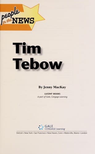 Tapa de Tim Tebow