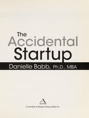 Tapa de The accidental startup