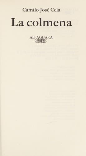 Tapa de The Colmena, La