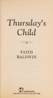 Tapa de Thursday's child